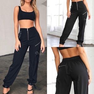 ✨ NWT | Black Cargo Pant | Elite Moto Pant